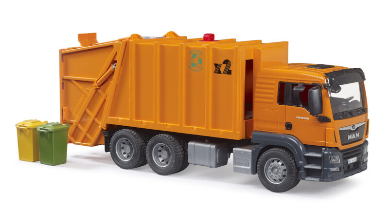 Bruder popeláři Popelářské auto MAN TGS - Bruder 3760