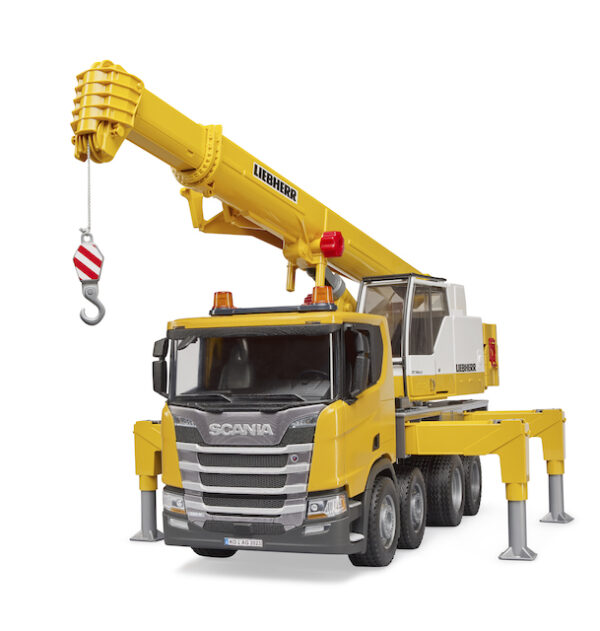Nákladní auto Scania Super 560R s jeřábem Liebherr - Bruder 03571 - Obrázek 10