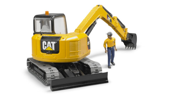 CAT pásový mini bagr s řidičem - Bruder 02466 - Obrázek 4