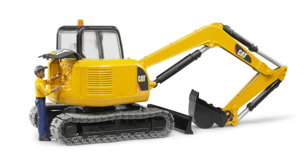 CAT pásový mini bagr s řidičem - Bruder 02466 - Obrázek 5
