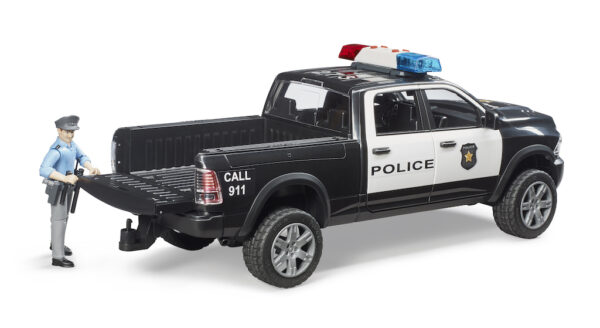 Policejní vůz RAM 2500 s policistou - Bruder 02505 - Obrázek 8