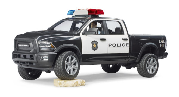 Policejní vůz RAM 2500 s policistou - Bruder 02505 - Obrázek 2