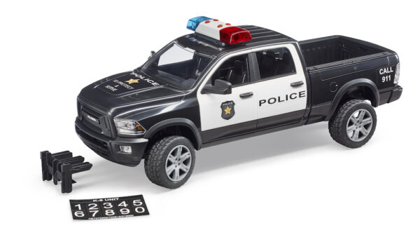 Policejní vůz RAM 2500 s policistou - Bruder 02505 - Obrázek 10