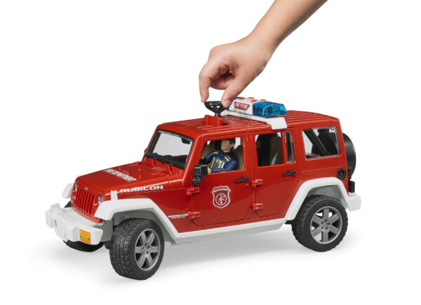 Hasičské auto Jeep Wrangler s hasičem - Bruder 02528 - Obrázek 9