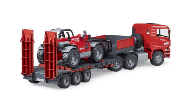 Tahač MAN TGA s nakladačem Manitou MLT 633 - Bruder 02774 - Obrázek 6