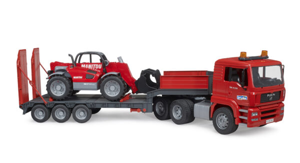 Tahač MAN TGA s nakladačem Manitou MLT 633 - Bruder 02774 - Obrázek 8