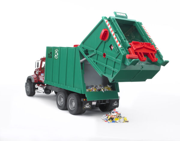 Popelářské auto MACK Granite - Bruder 02812 - Obrázek 6