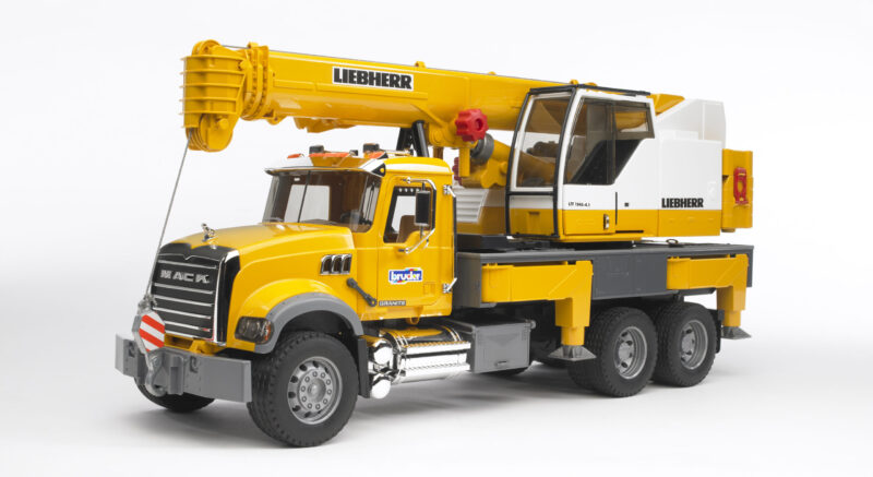 Nákladní automobil MACK Granite s jeřábem Liebherr - Bruder 02818 - Obrázek 5
