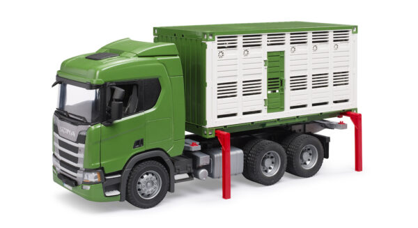 Scania Super 560R na převoz zvířat - Bruder 03548 - Obrázek 5