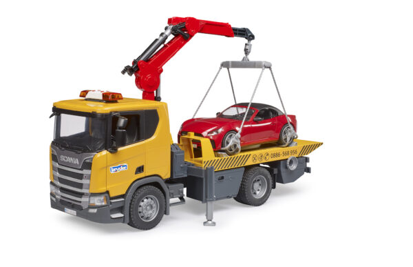 Odtahovka Scania Super 560R s automobilem - Bruder 03552 - Obrázek 5