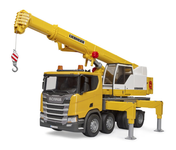 Nákladní auto Scania Super 560R s jeřábem Liebherr - Bruder 03571 - Obrázek 6