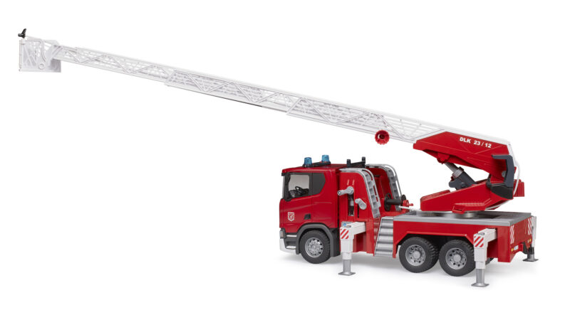 Hasičské auto s jeřábem Scania Super 560R - Bruder 03591 - Obrázek 7