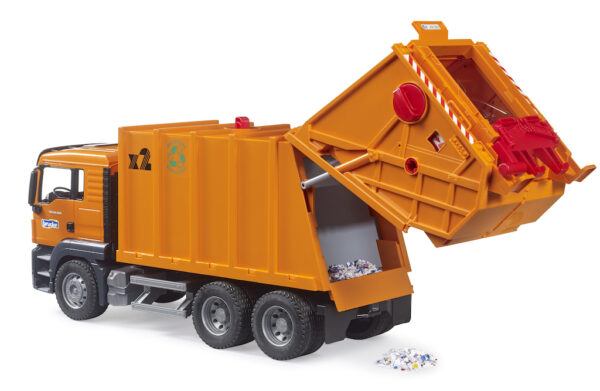 Bruder popeláři Popelářské auto MAN TGS - Bruder 3760