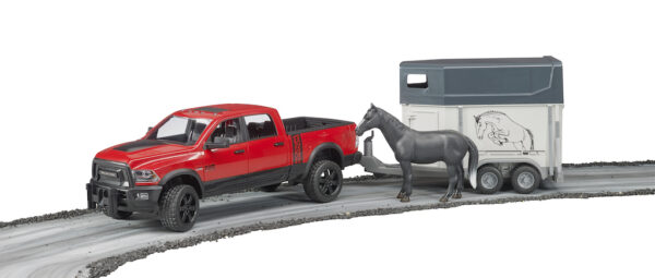 RAM 2500 s přívěsem na koně - Bruder 02501 - Obrázek 2