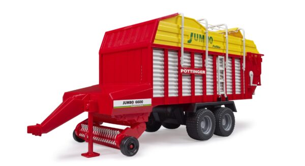Sběrací vůz na seno Pöttinger Jumbo 6600 - Bruder 02214 - Obrázek 3