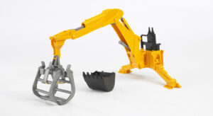 Závěsný bagr / nakladač za traktor - Bruder 2338