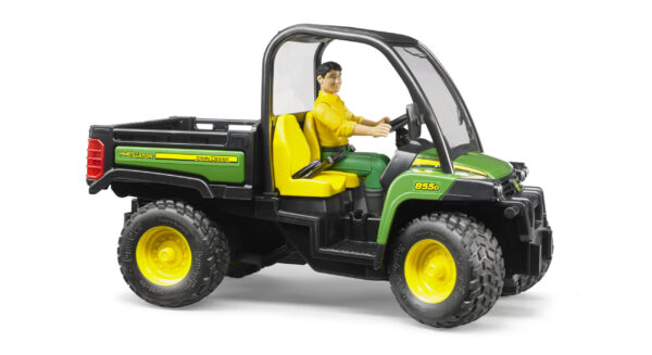 John Deere Gator 855D s řidičem - Bruder 02490 - Obrázek 2