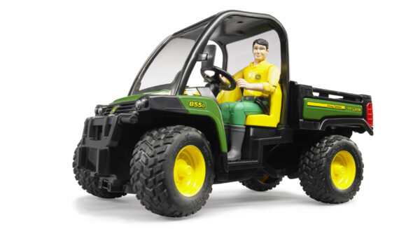 John Deere Gator 855D s řidičem - Bruder 02490 - Obrázek 3