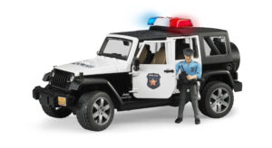 Policejní Jeep Wrangler s policistou Bruder 2526