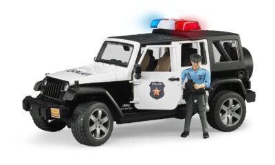 Policejní Jeep Wrangler s policistou Bruder 2526