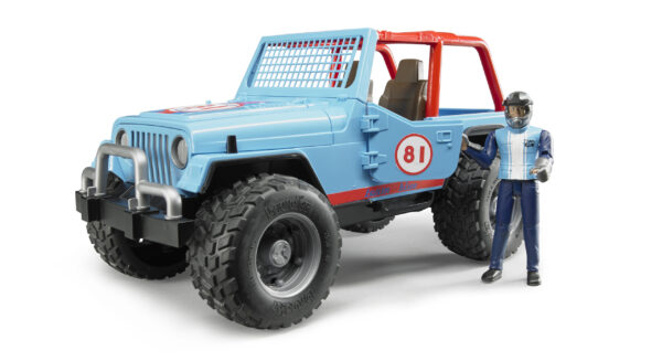 Závodní cross country Jeep s řidičem - Bruder 2541