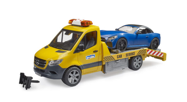 Odtahovka MB Sprinter s majákem a roadsterem - Bruder 02675 - Obrázek 4