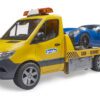 Odtahovka MB Sprinter s majákem a roadsterem - Bruder 2675