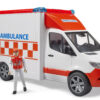Bruder Sanitka MB Sprinter s houkačkou a řidičem Bruder 02676