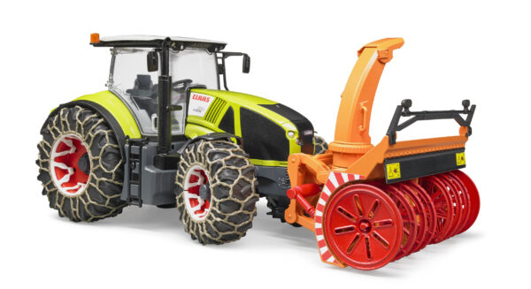 Traktor Claas Axion 950 se sněžnou frézou a řetězy - Bruder 03017 - Obrázek 4
