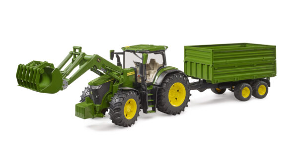 John Deere 7R 350 s předním nakladačem a sklápěčem - Bruder 03155 - Obrázek 4
