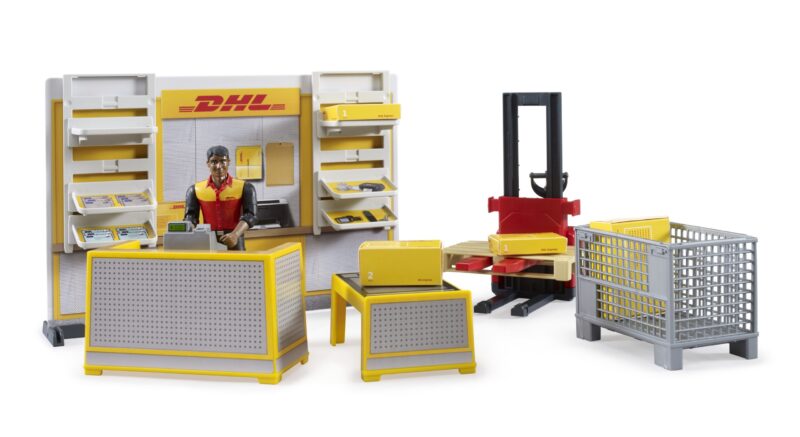 bworld DHL shop s paletovým vozíkem - Bruder 62251 - Obrázek 8