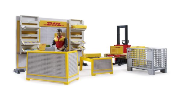 bworld DHL shop s paletovým vozíkem - Bruder 62251 - Obrázek 5