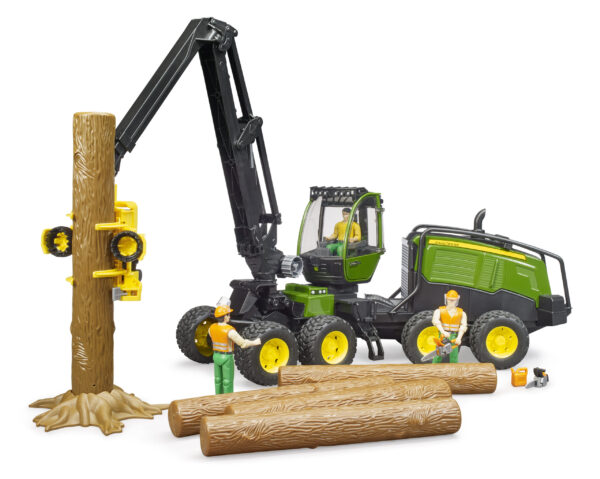 lesní Bruder Harvester John Deere 1270 G - Bruder 02135 - Obrázek 9