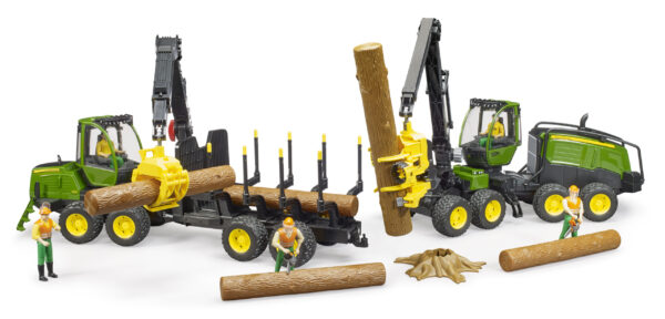lesní Bruder Harvester John Deere 1270 G - Bruder 02135 - Obrázek 10