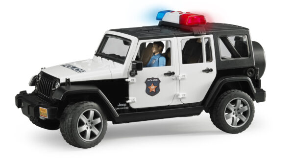 Policejní Jeep Wrangler s policistou - Bruder 02526 - Obrázek 5