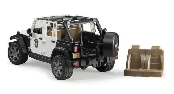 Policejní Jeep Wrangler s policistou - Bruder 02526 - Obrázek 4