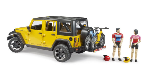 Jeep Wrangler s horským kolem a cyklistou - Bruder 02543 - Obrázek 6