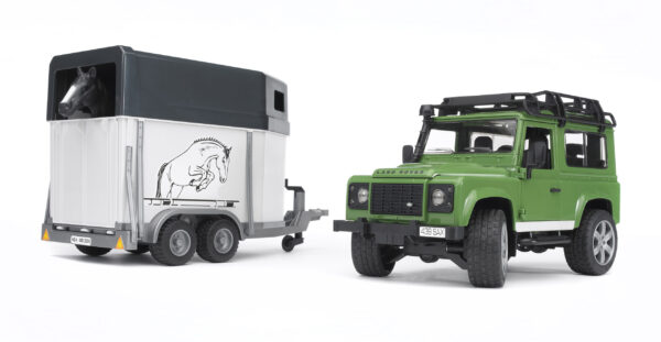 Land Rover s přívěsem na koně - Bruder 02592 - Obrázek 3