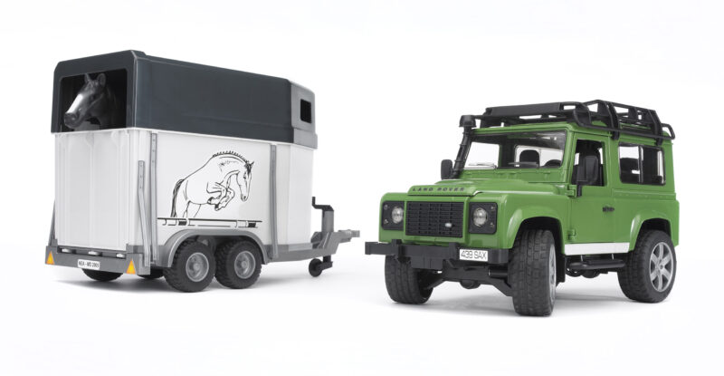 Land Rover s přívěsem na koně - Bruder 02592 - Obrázek 3