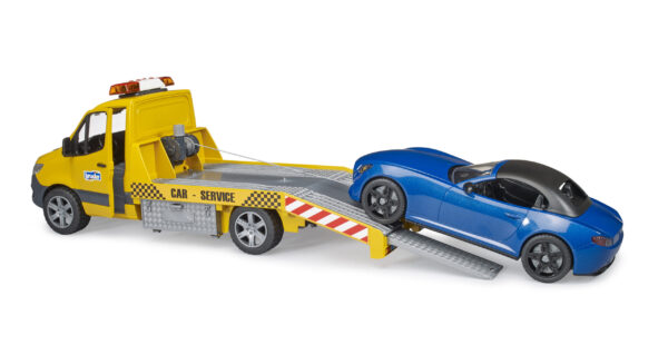 Odtahovka MB Sprinter s majákem a roadsterem - Bruder 02675 - Obrázek 6
