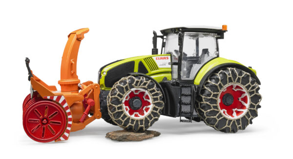 Traktor Claas Axion 950 se sněžnou frézou a řetězy - Bruder 03017 - Obrázek 5