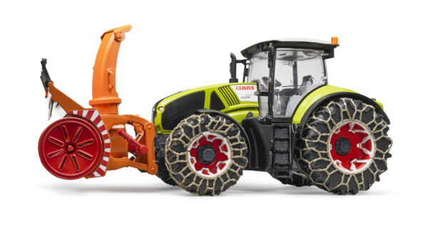 Traktor Claas Axion 950 se sněžnou frézou a řetězy - Bruder 03017 - Obrázek 6