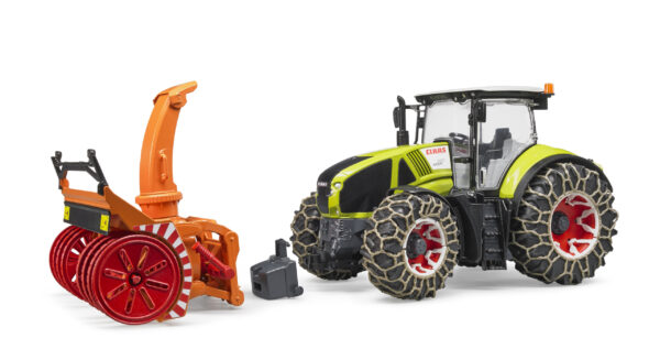 Traktor Claas Axion 950 se sněžnou frézou a řetězy - Bruder 03017 - Obrázek 7