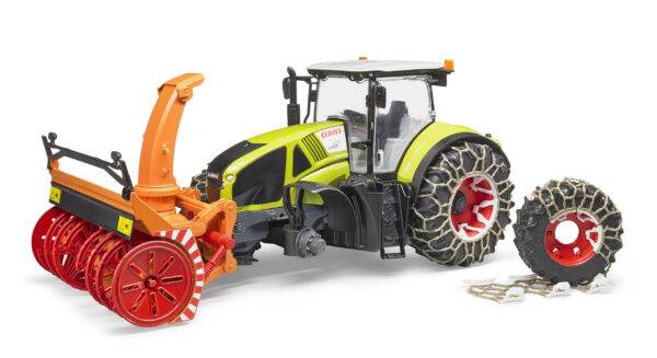 Traktor Claas Axion 950 se sněžnou frézou a řetězy - Bruder 03017 - Obrázek 8