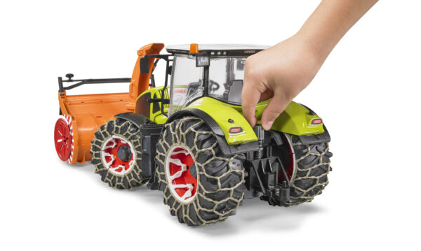 Traktor Claas Axion 950 se sněžnou frézou a řetězy - Bruder 03017 - Obrázek 9