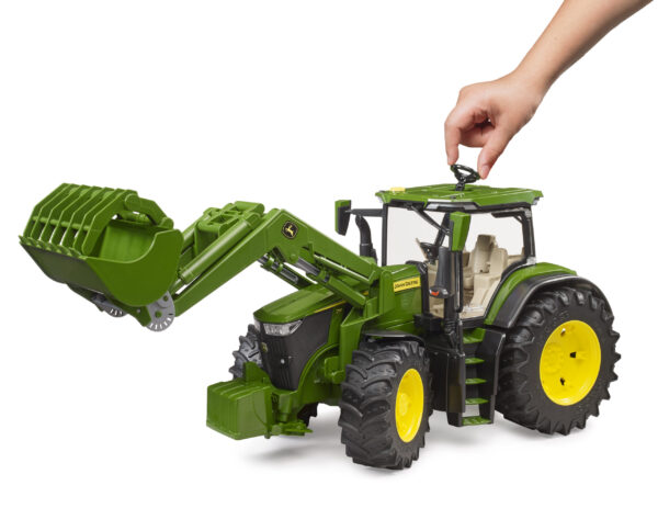 John Deere 7R 350 s předním nakladačem - Bruder 03151 - Obrázek 5