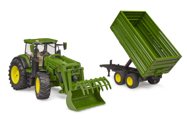 John Deere 7R 350 s předním nakladačem a sklápěčem - Bruder 03155 - Obrázek 6