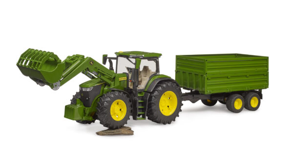 John Deere 7R 350 s předním nakladačem a sklápěčem - Bruder 03155 - Obrázek 8
