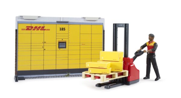 bworld DHL shop s paletovým vozíkem - Bruder 62251 - Obrázek 9