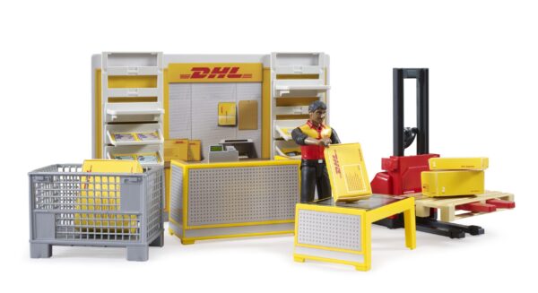 bworld DHL shop s paletovým vozíkem - Bruder 62251 - Obrázek 10